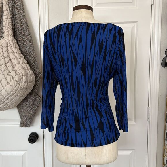 Y2k faux wrap mesh blouse - Picture 9 of 9